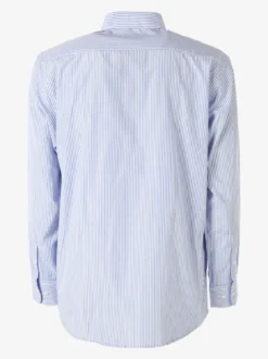 Sky Camicia rigata da uomo a maniche lunghe - blu