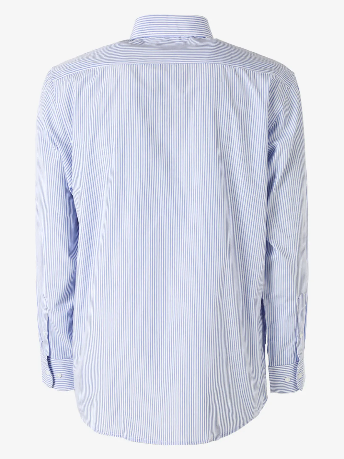 Sky Camicia rigata da uomo a maniche lunghe - blu