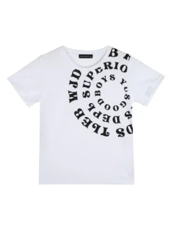 Small Gang Completo tuta da bambino 3 pezzi con cappuccio e zip - bianco