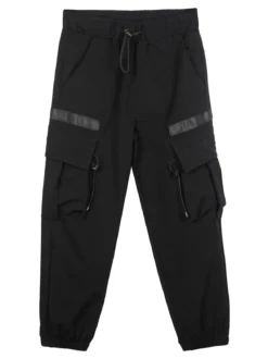 Small Gang Pantaloni impermeabili da ragazzo con tasconi e polsini
