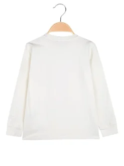 Small Gang T-shirt a maniche lunghe da ragazzo - bianco