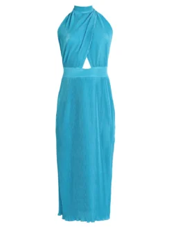 Smile Ville Abito plissettato donna con spacco