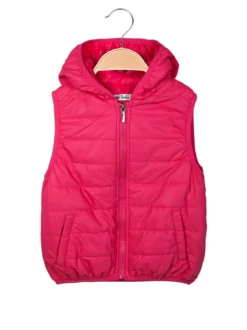 Smile Yes Gilet imbottito da bambina con cappuccio