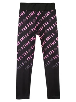 Smile Yes Leggings da bambina elasticizzati