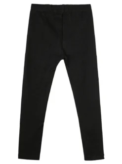 Smile Yes Leggings da bambina in pile con strass - argento