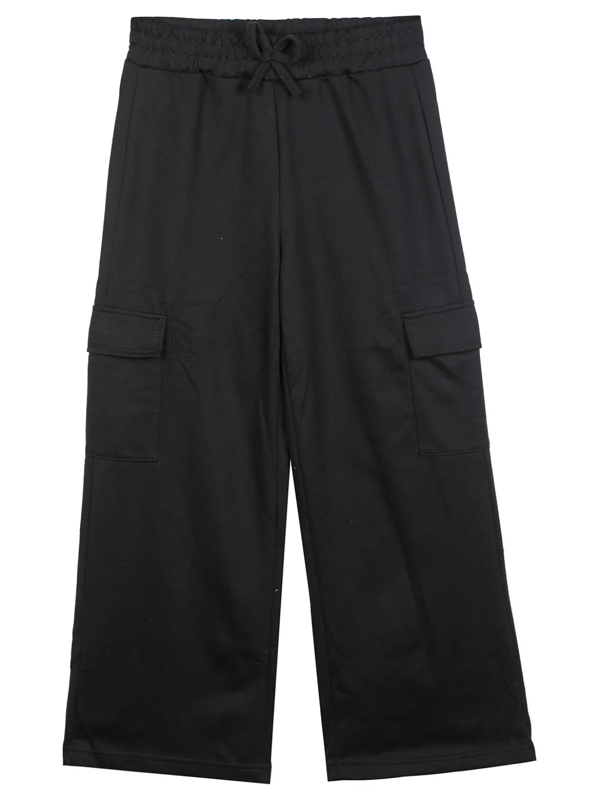 Smile Yes Pantaloni da bambina a gamba larga con tasconi