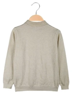 Smile Yes Pullover accollato da bambina in lurex