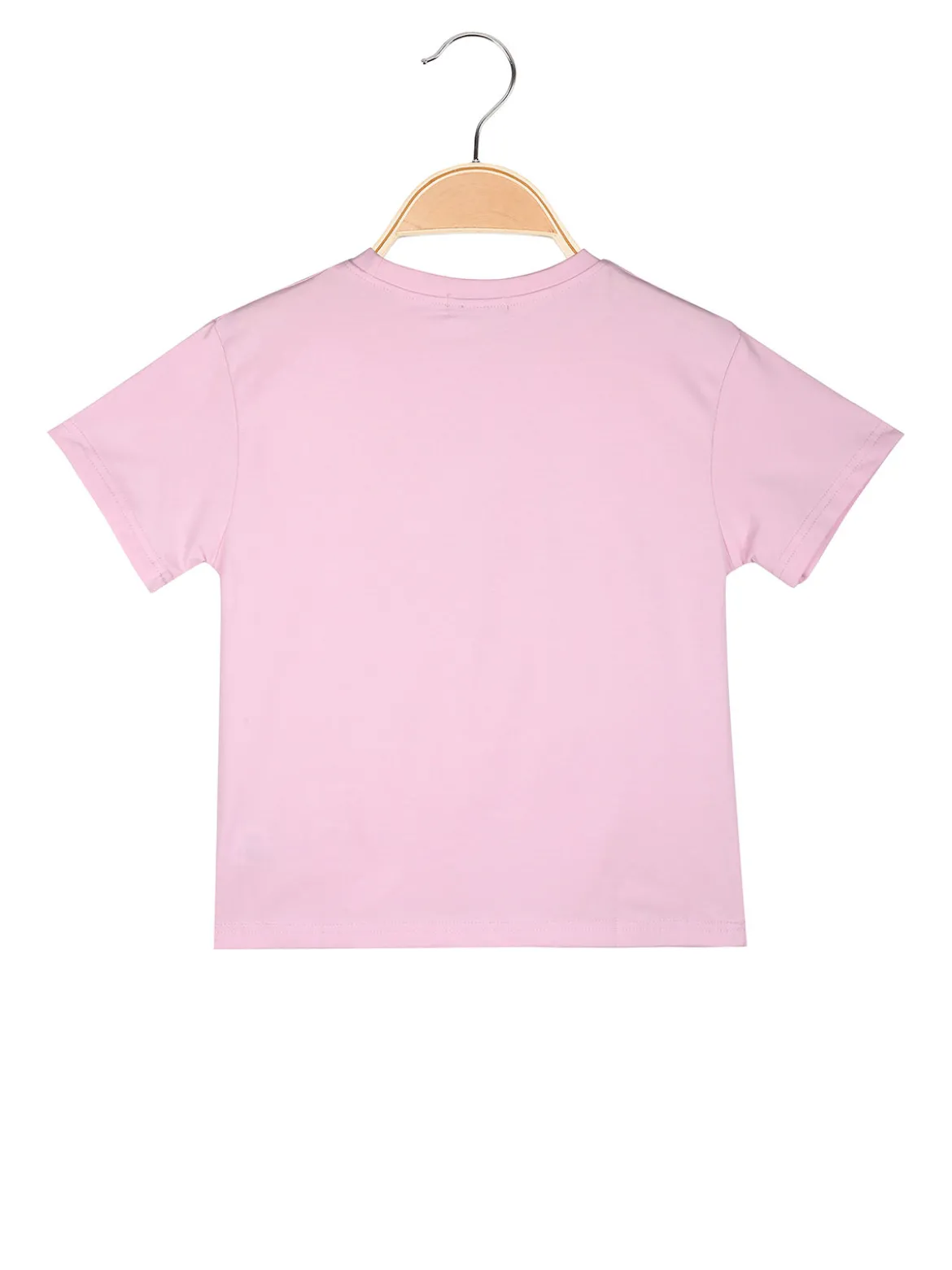 Smile Yes T-shirt da bambina con stampa fiocco e strass