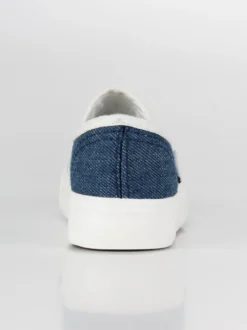 Smiley World Scarpe basse senza lacci effetto jeans