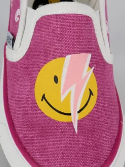 Smiley World Scarpe basse senza lacci rosa