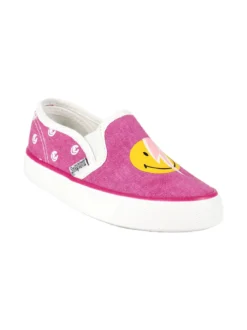 Smiley World Scarpe basse senza lacci rosa