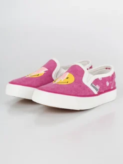 Smiley World Scarpe basse senza lacci rosa