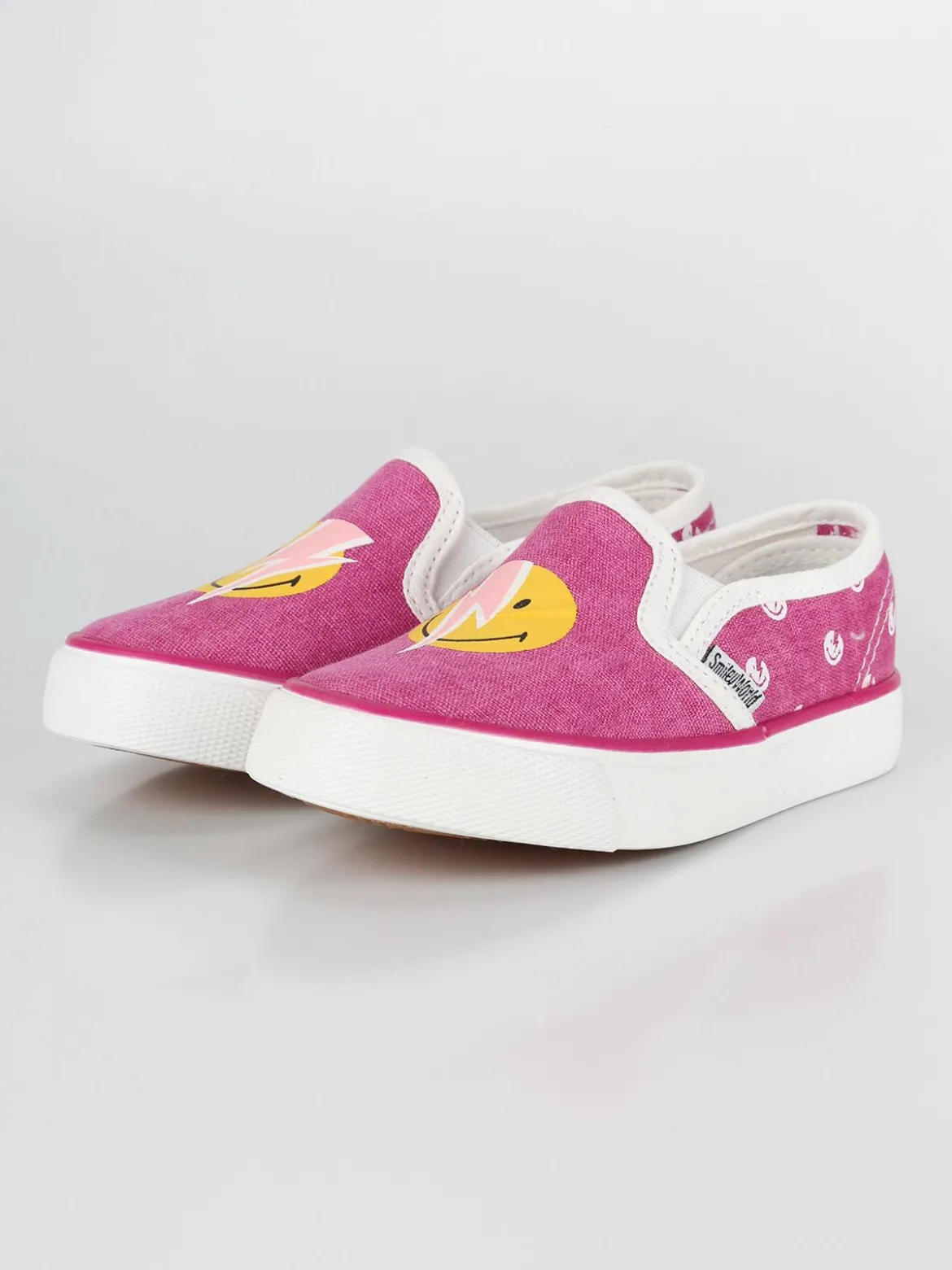 Smiley World Scarpe basse senza lacci rosa