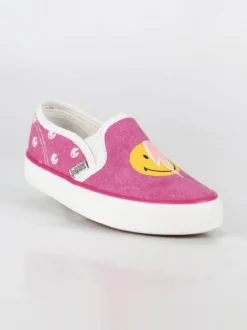 Smiley World Scarpe basse senza lacci rosa