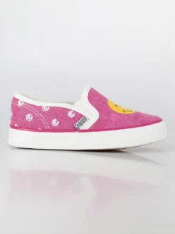 Smiley World Scarpe basse senza lacci rosa