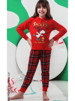 Snoopy Pigiama di Natale da bambina