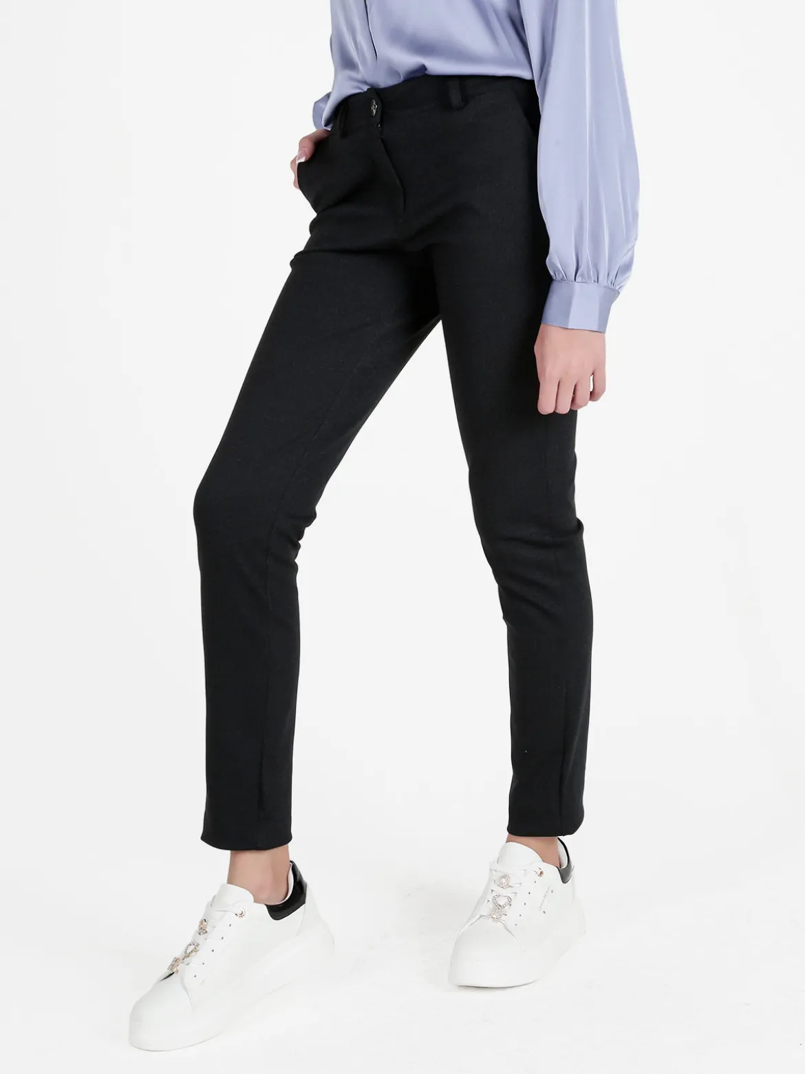 Sofy'S Chic Pantaloni casual da donna a gamba dritta