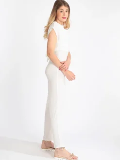 Sofy'S Chic Tuta jumpsuite a maniche corte