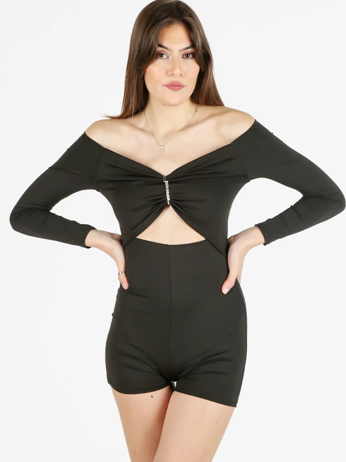 Sofy'S Chic Tuta jumpsuit elegante da donna a maniche lunghe