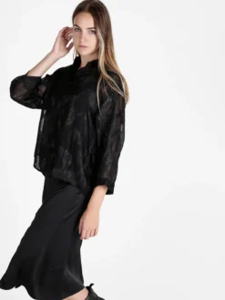 Solada Abito lungo da donna con camicia a maniche lunghe