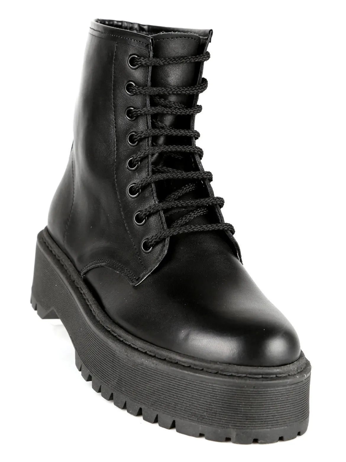 Solada Anfibi in pelle donna con platform