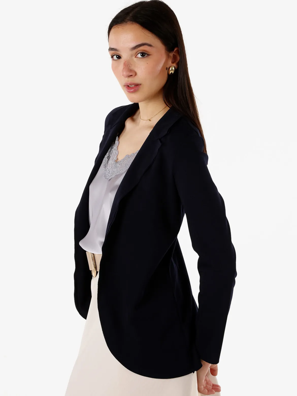 Solada Blazer donna aperto - blu scuro
