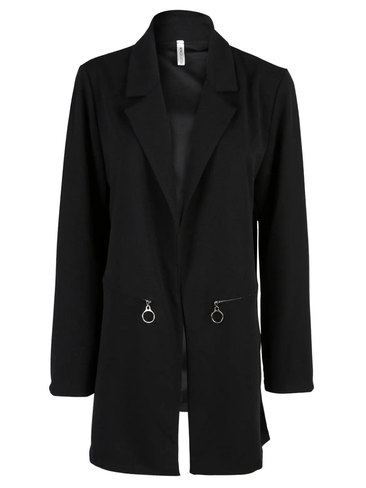 Solada Blazer donna aperto - nero