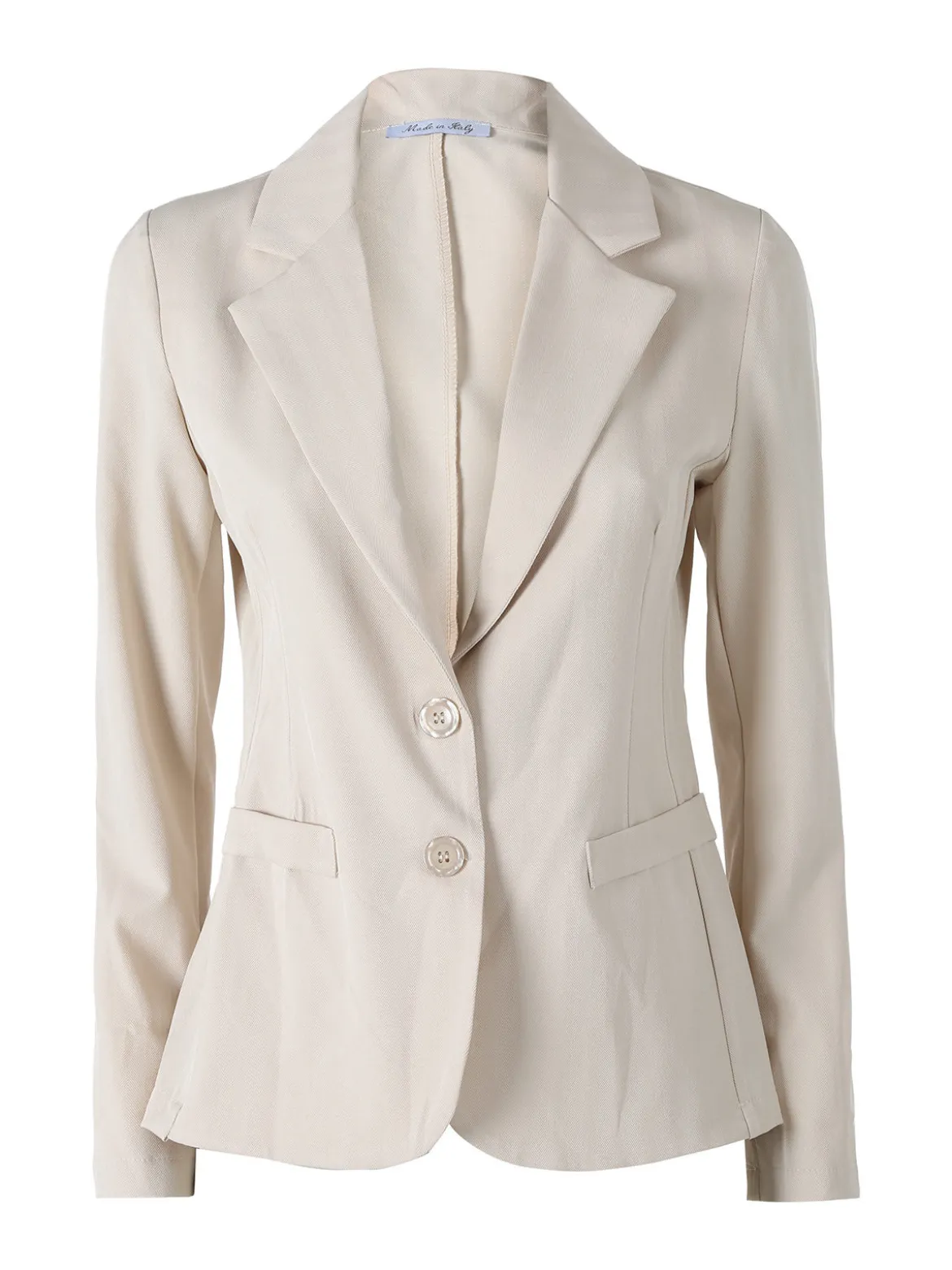 Solada Blazer donna con bottoni - beige