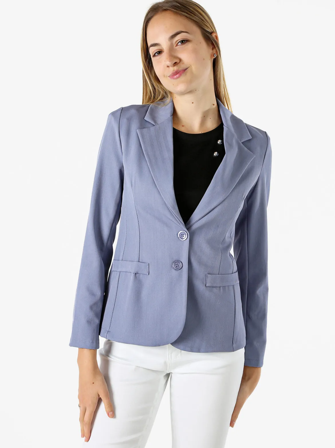 Solada Blazer donna con bottoni - blu