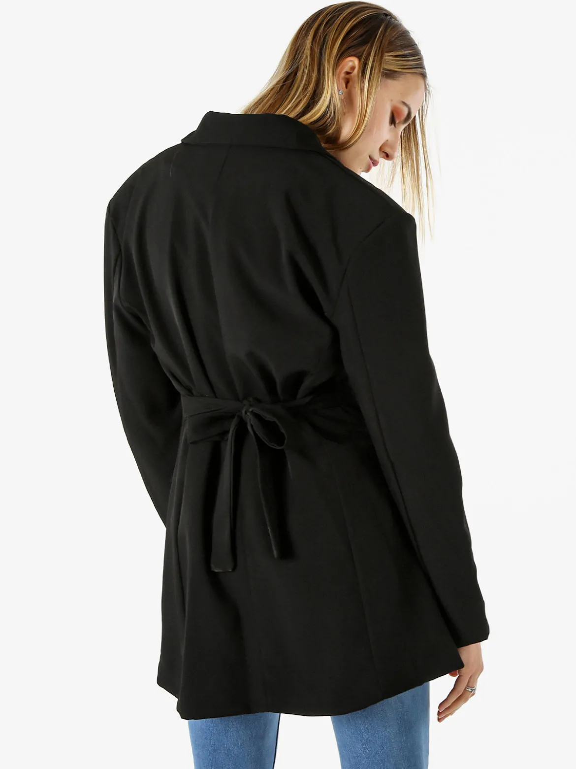 Solada Blazer donna elegante a doppiopetto - nero