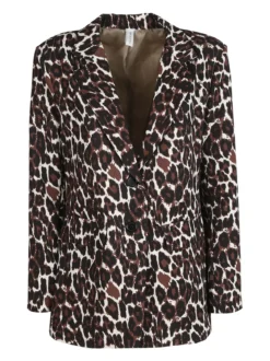 Solada Blazer donna oversize maculato