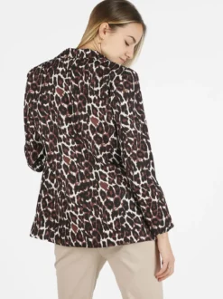Solada Blazer donna oversize maculato