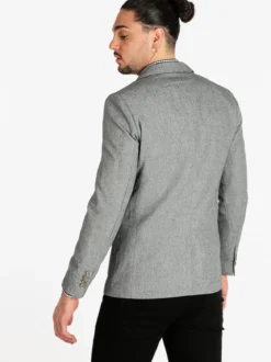 Solada Blazer uomo in misto lino e cotone
