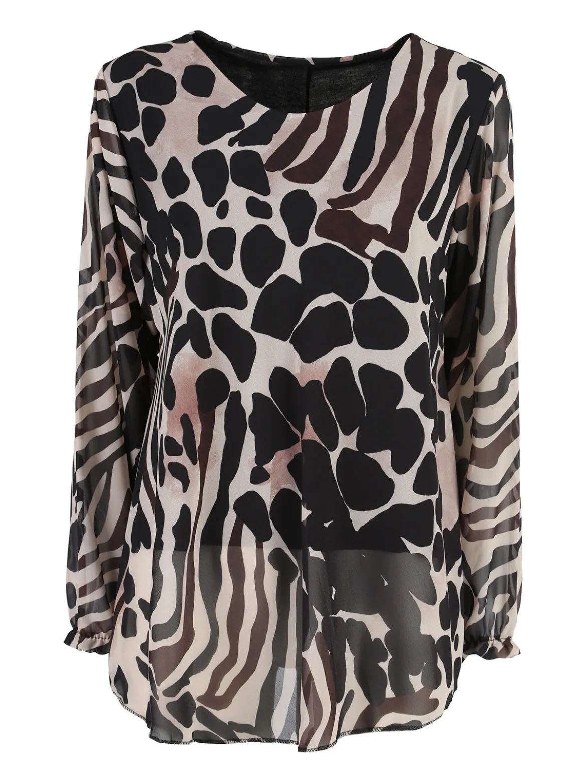 Solada Blusa donna a maniche lunghe - nero