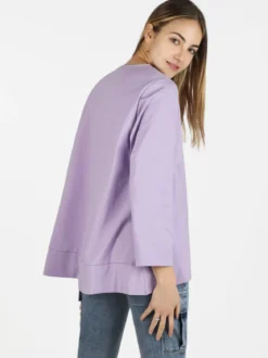 Solada Blusa donna oversize a maniche lunghe