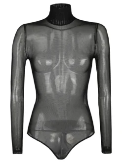 Solada Body accollato in tulle sottile