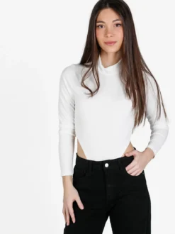 Solada Body donna a collo alto con maniche lunghe