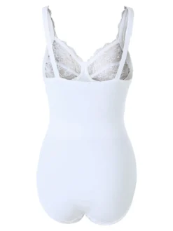 Solada Body intimo donna modellante con dettagli pizzo COPPA B - bianco
