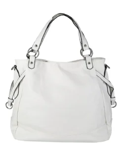 Solada Borsa a spalla da donna bicolore - bianco
