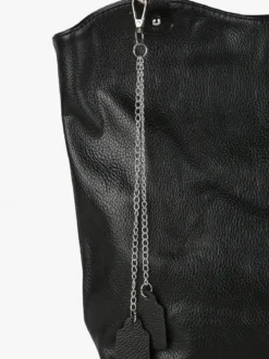 Solada Borsa a spalla da donna in ecopelle - nero