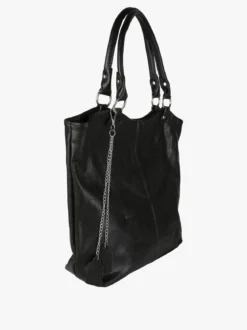Solada Borsa a spalla da donna in ecopelle - nero