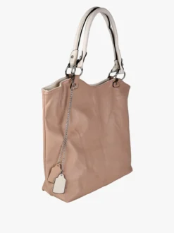 Solada Borsa a spalla da donna in ecopelle - rosa