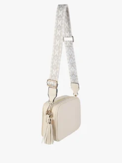 Solada Borsa a tracolla in ecopelle da donna - beige