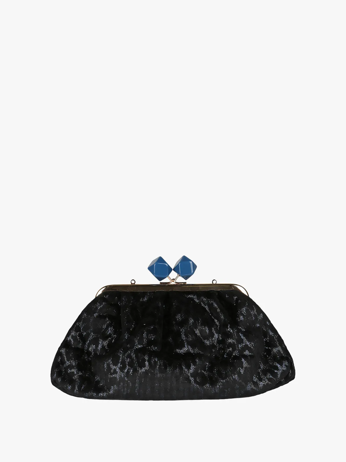 Solada Borsa clutch da donna animalier - blu scuro