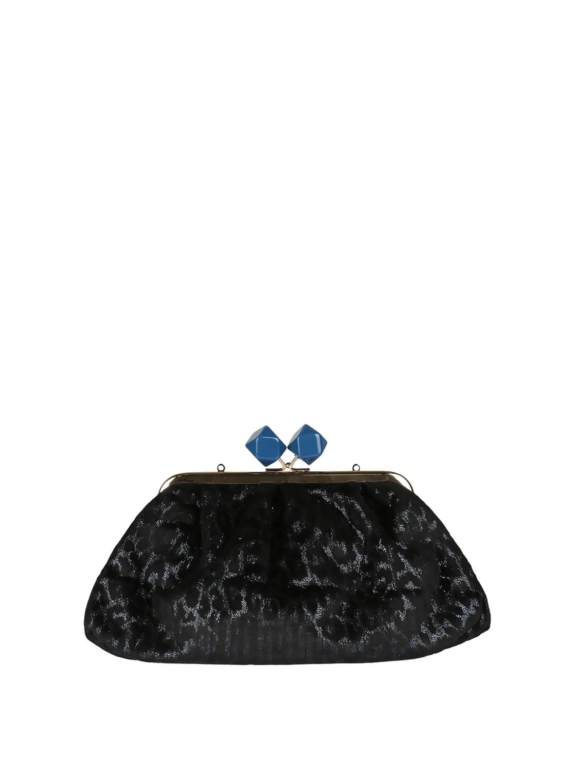 Solada Borsa clutch da donna animalier - blu scuro