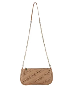 Solada Borsa donna con intrecci - cammello