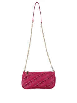 Solada Borsa donna con intrecci - fucsia