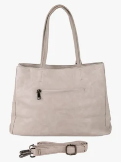 Solada Borsa donna in ecopelle con doppi manici - grigio
