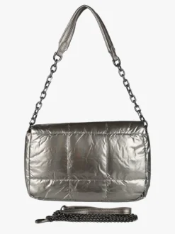 Solada Borsa donna puffer trapuntata con manico a catena - bronzo