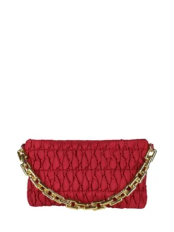 Solada Borsa donna trapuntata con tracolla - rosso